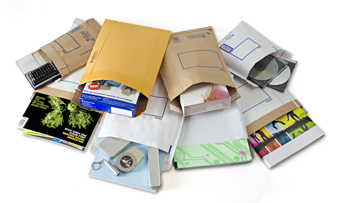 Complete Jiffy mailer range Packaging Singapore