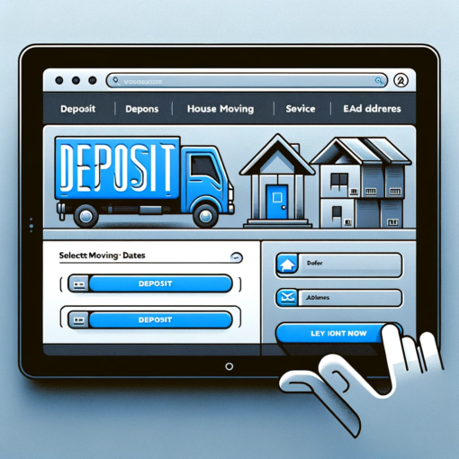Deposit for House Moving Booking