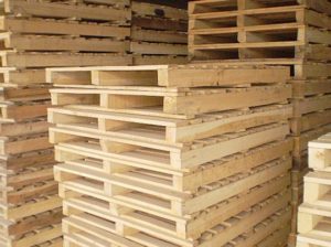 wooden pallets